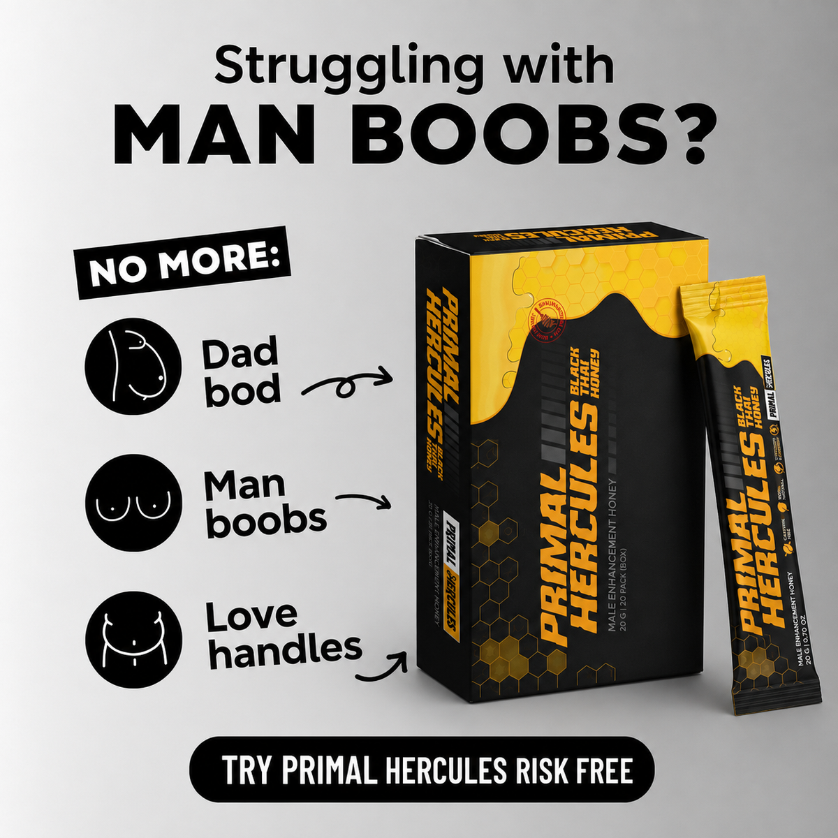 Hercules Honey Sticks (20PCS)