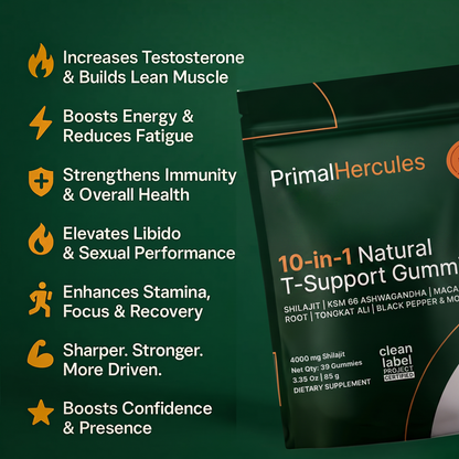 10-in-1 Natural T-Support Gummies